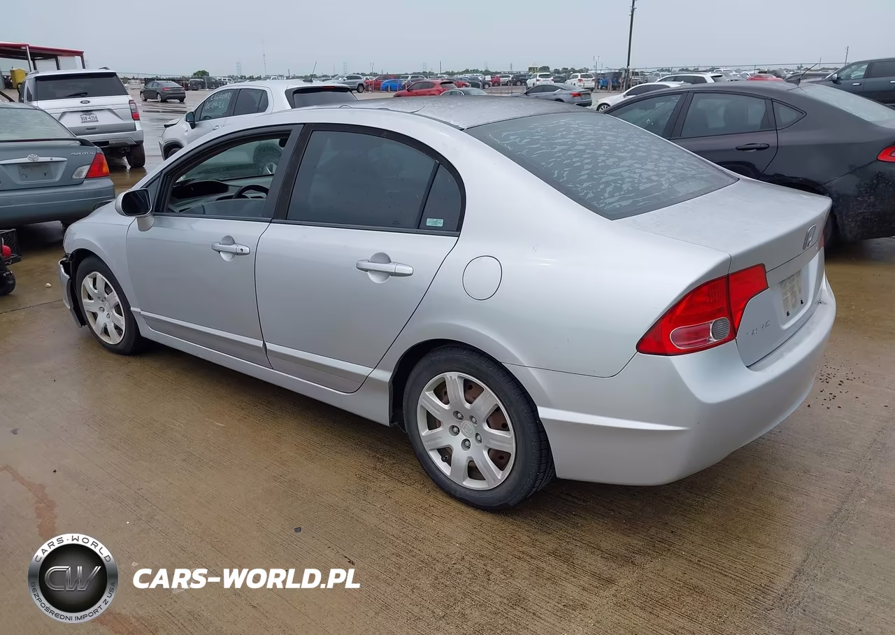 2008 Honda Civic Lx VIN:1HGFA165X8L012412 - 3