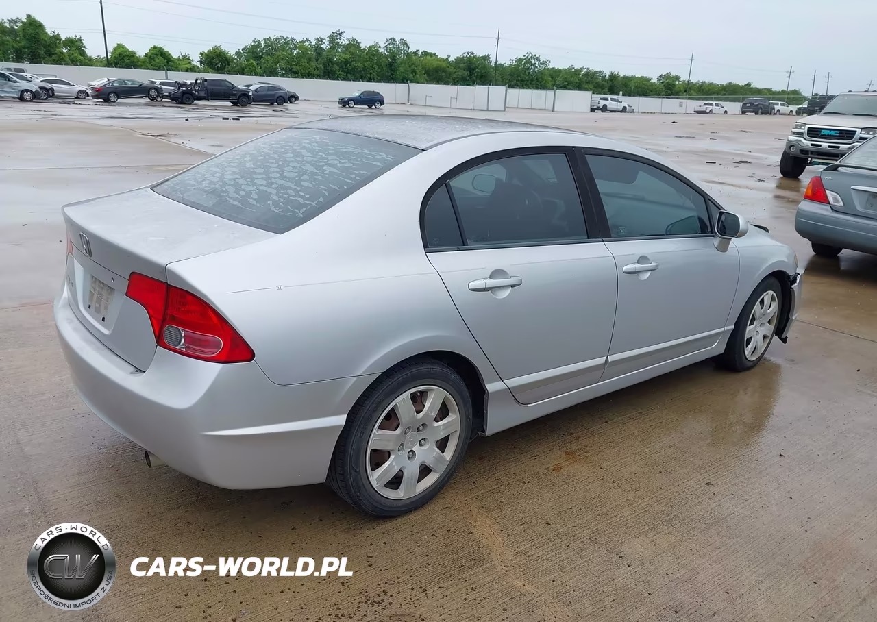 2008 Honda Civic Lx VIN:1HGFA165X8L012412 - 4