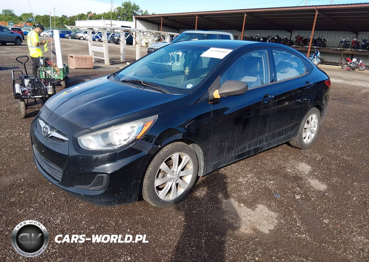 2012 Hyundai Accent Gls VIN:KMHCU4AEXCU261728 - 2