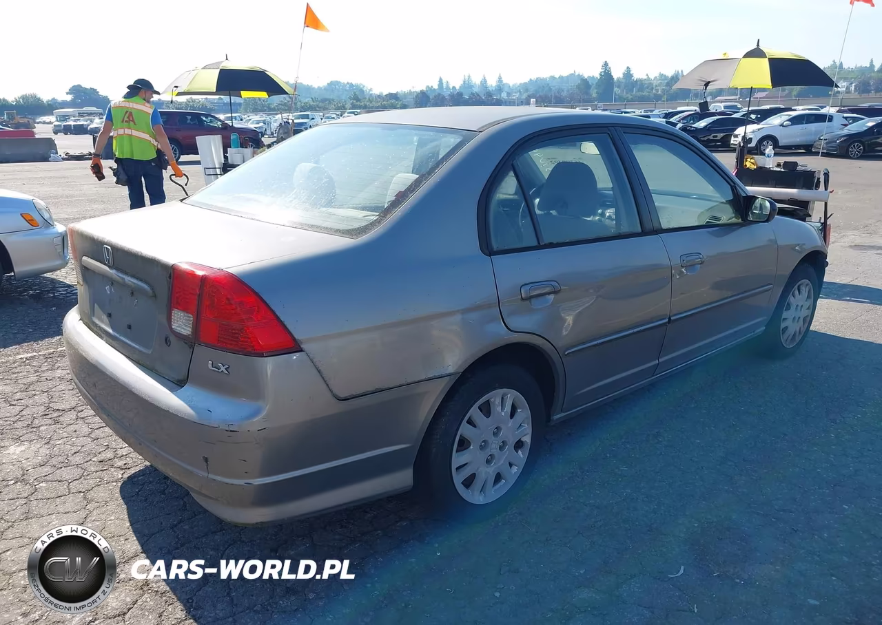 2005 Honda Civic Lx VIN:JHMES16595S000226 - 4