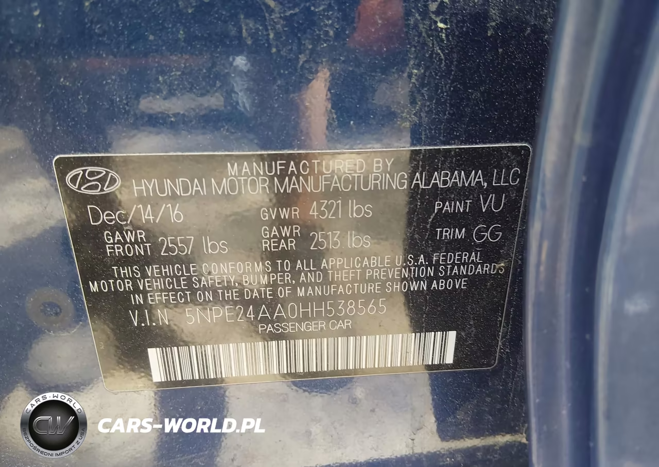 2017 Hyundai Sonata Eco VIN:5NPE24AA0HH538565 - 9