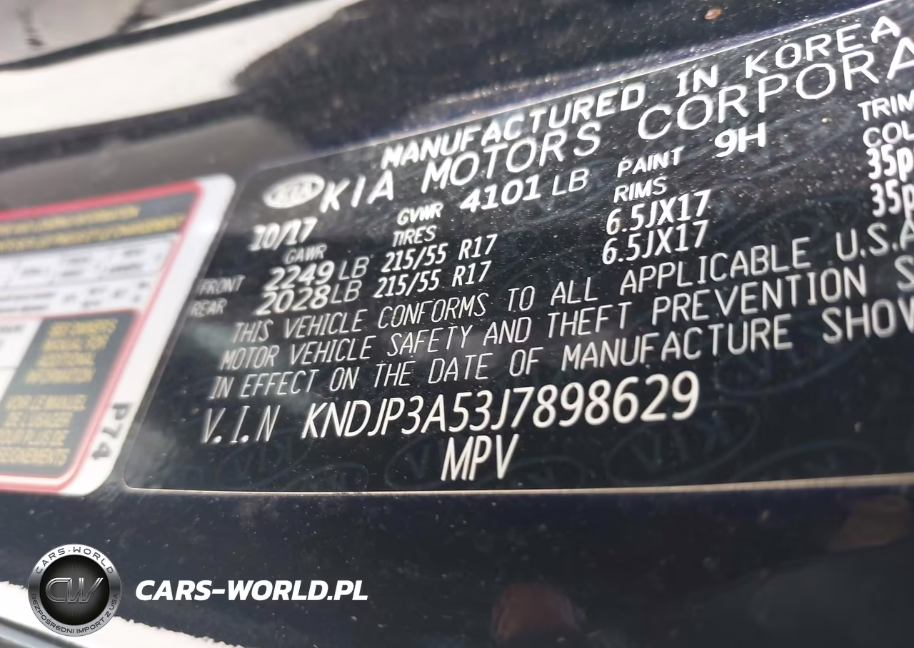 2018 Kia Soul + VIN:KNDJP3A53J7898629 - 9