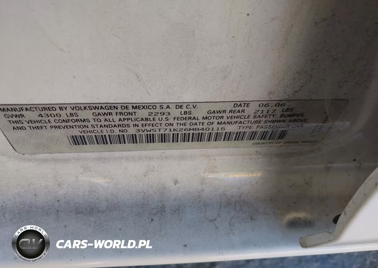 2006 Volkswagen Jetta Tdi VIN:3VWST71K26M840115 - 9