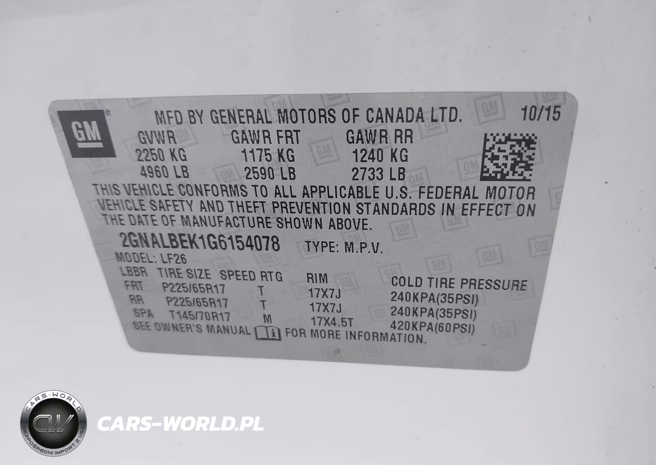 2016 Chevrolet Equinox Ls VIN:2GNALBEK1G6154078 - 9