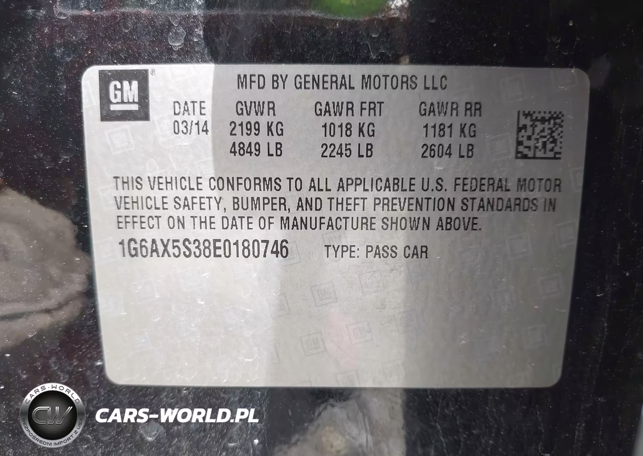 2014 Cadillac Cts Luxury VIN:1G6AX5S38E0180746 - 9