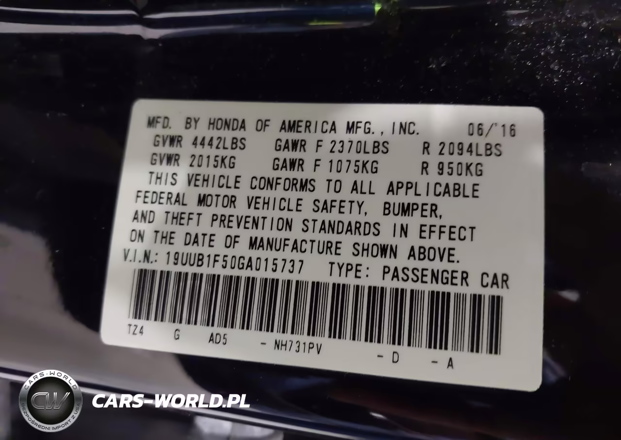 2016 Acura Tlx Tech VIN:19UUB1F50GA015737 - 9