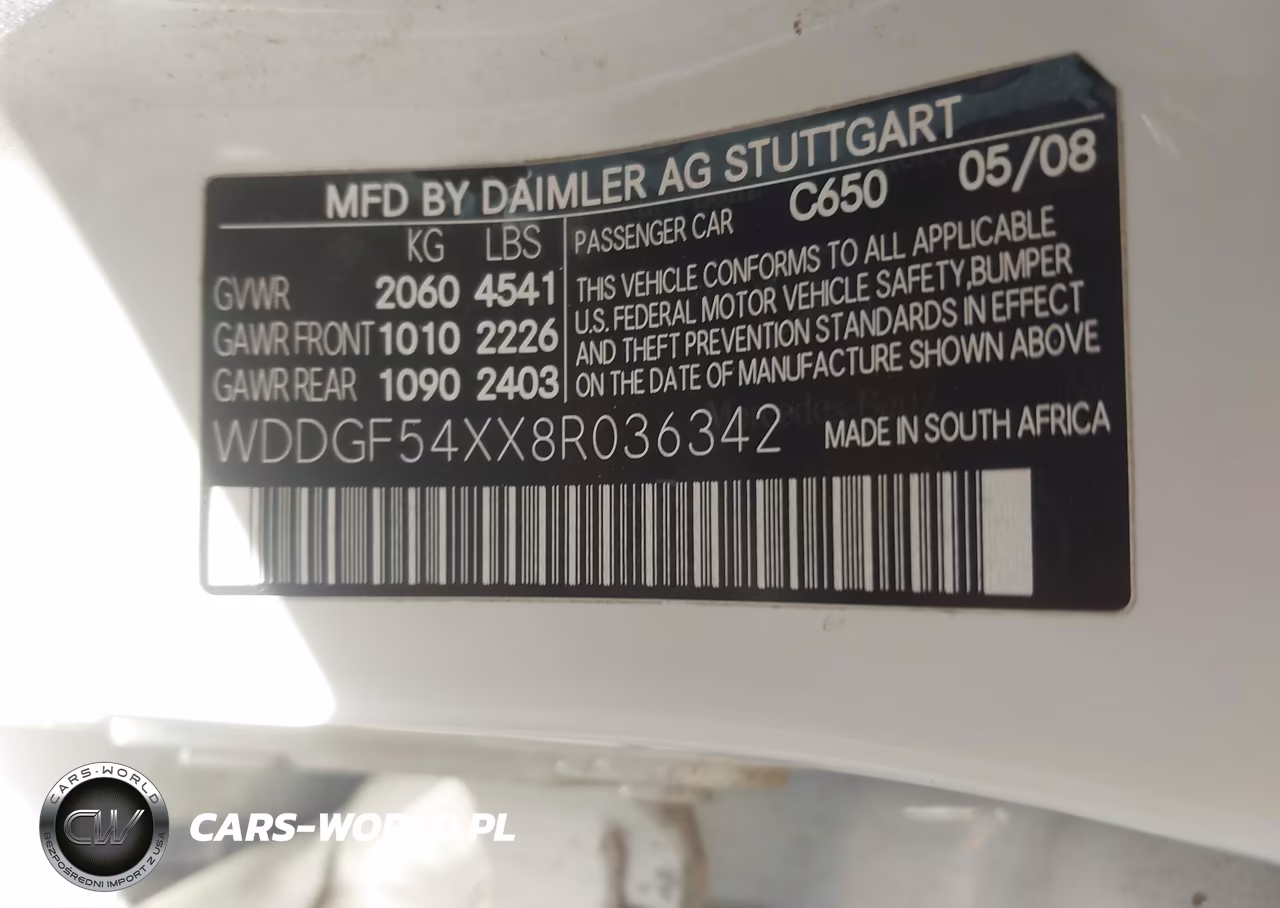 2008 Mercedes-Benz C 300 Luxury-Sport VIN:WDDGF54XX8R036342 - 9