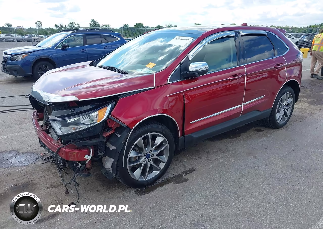 2015 Ford Edge Titanium VIN:2FMPK4K93FBB41580 - 2