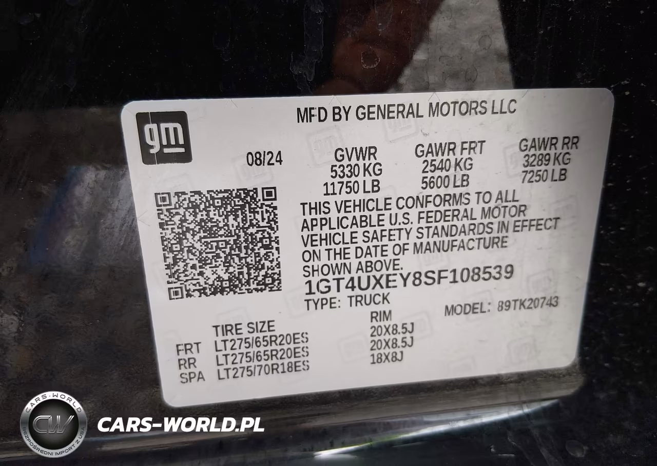 2025 GMC Sierra 2500Hd 4Wd Standard Bed Denali Ultimate VIN:1GT4UXEY8SF108539 - 8