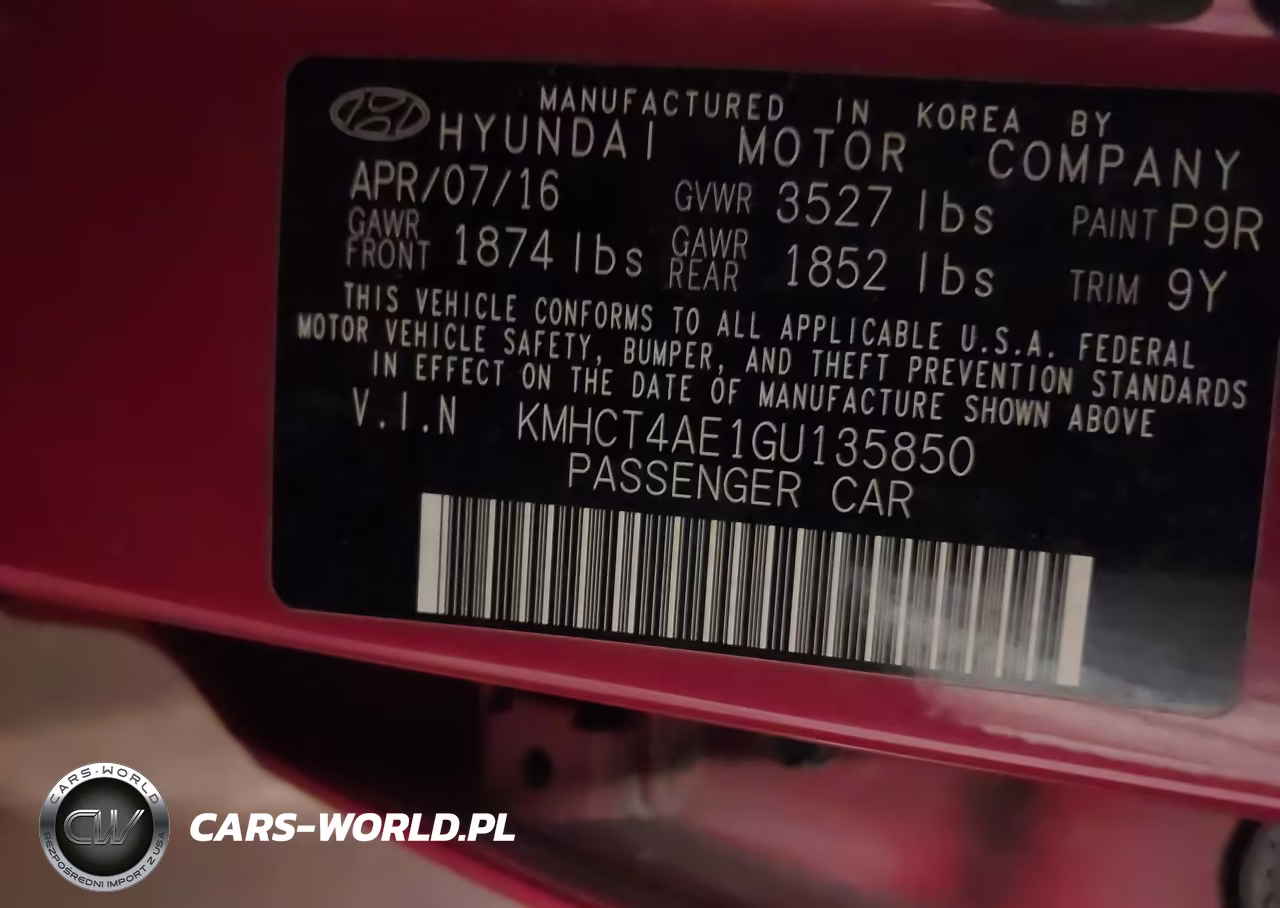 2016 Hyundai Accent Se VIN:KMHCT4AE1GU135850 - 9