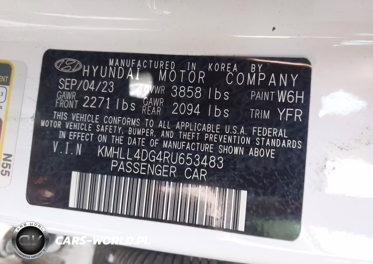 2024 Hyundai Elantra Se VIN:KMHLL4DG4RU653483 - 9