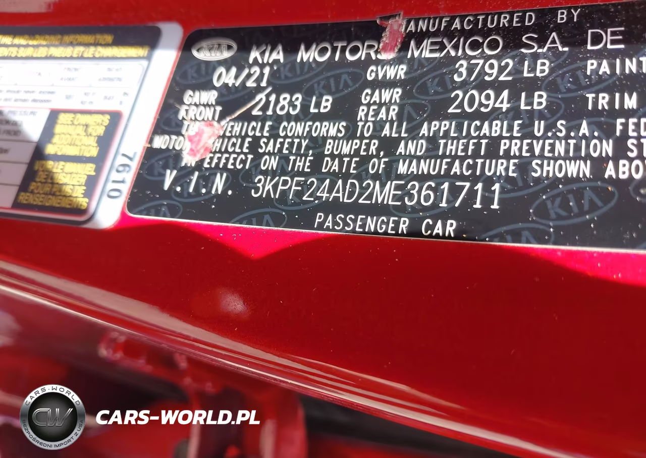 2021 Kia Forte Lxs VIN:3KPF24AD2ME361711 - 9