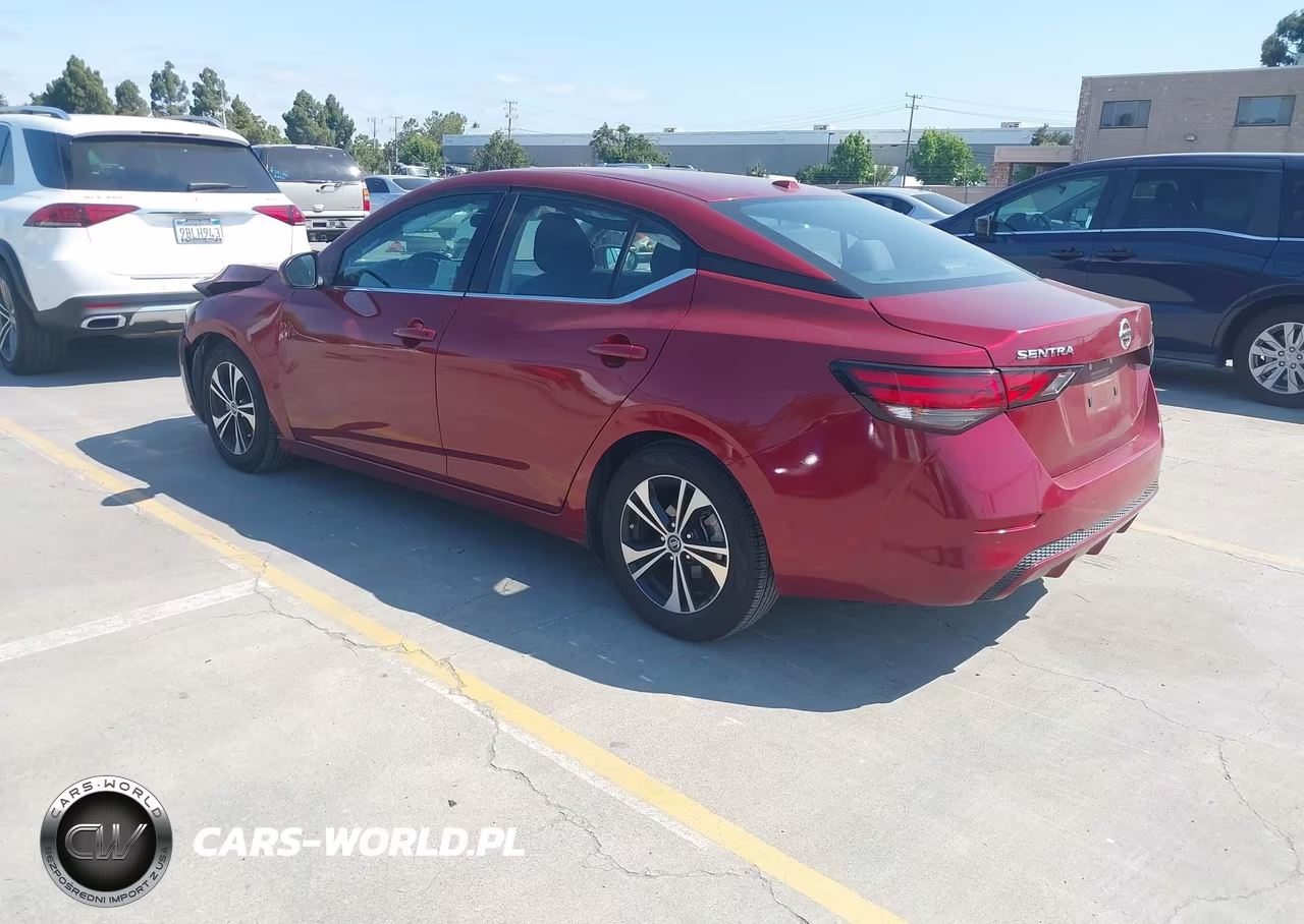2021 Nissan Sentra Sv Xtronic Cvt VIN:3N1AB8CV3MY252246 - 3