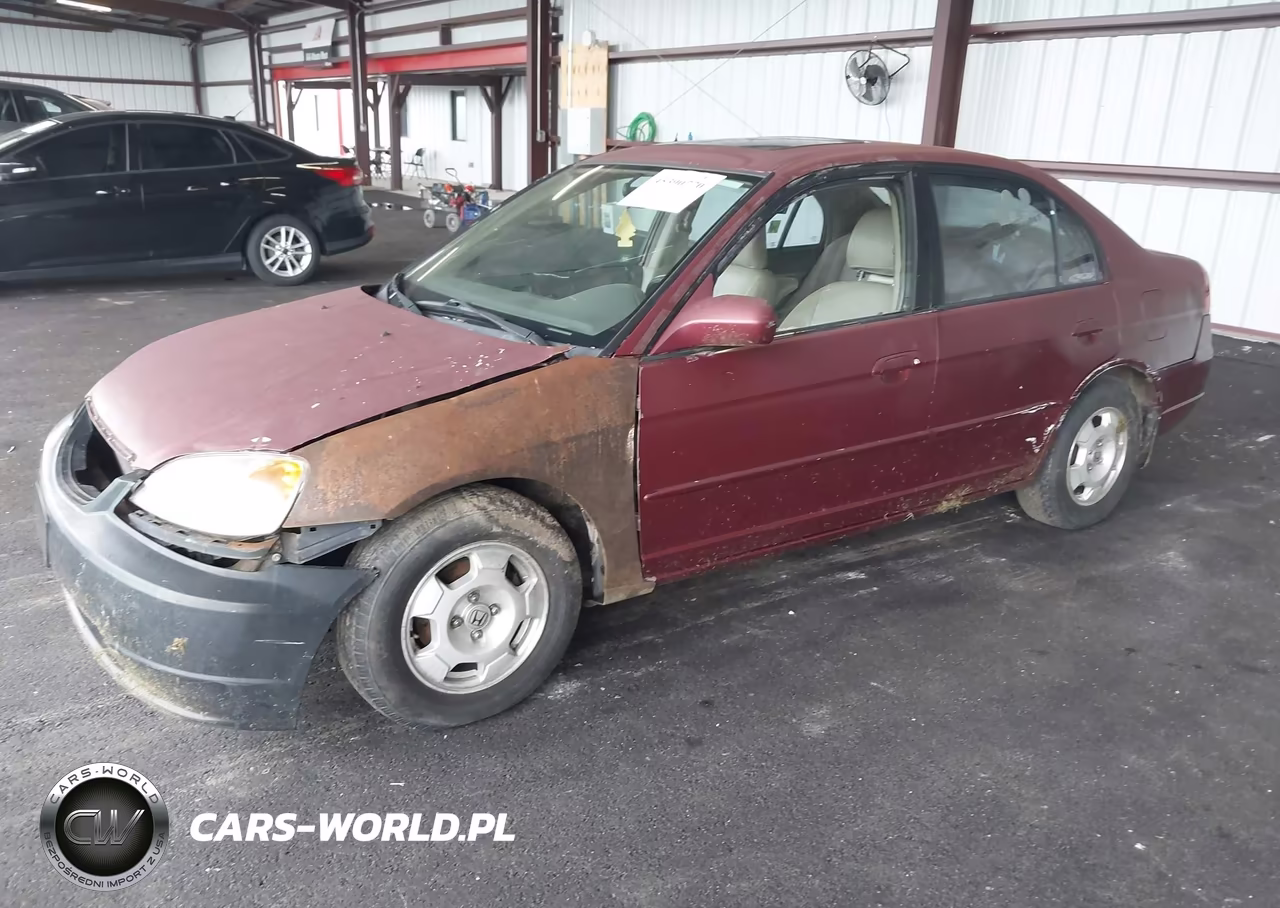 2002 Honda Civic Ex VIN:1HGES26702L040243 - 2