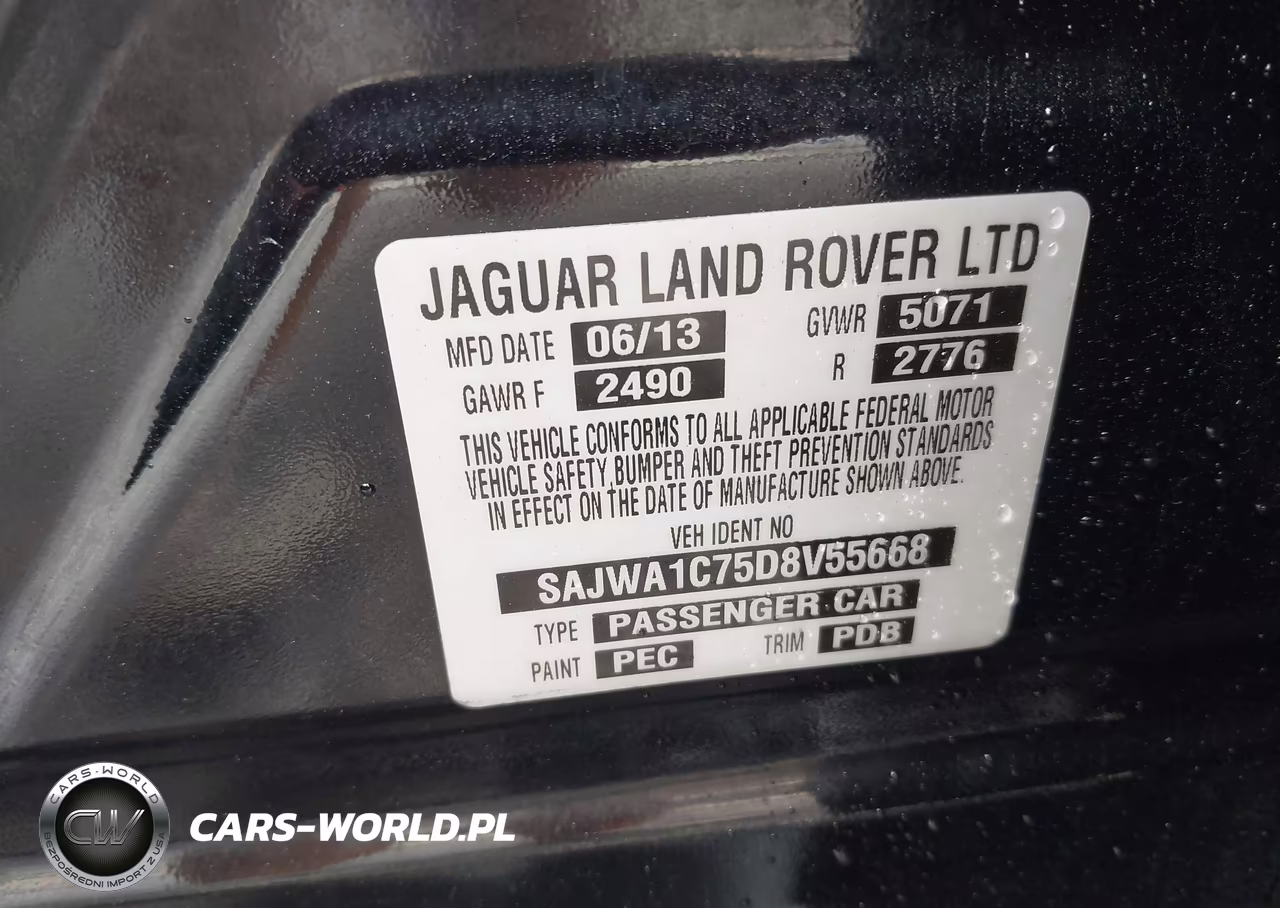 2013 Jaguar Xj VIN:SAJWA1C75D8V55668 - 9