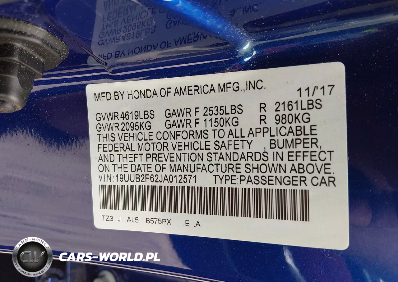 2018 Acura Tlx Tech A-Spec Pkgs VIN:19UUB2F62JA012571 - 9