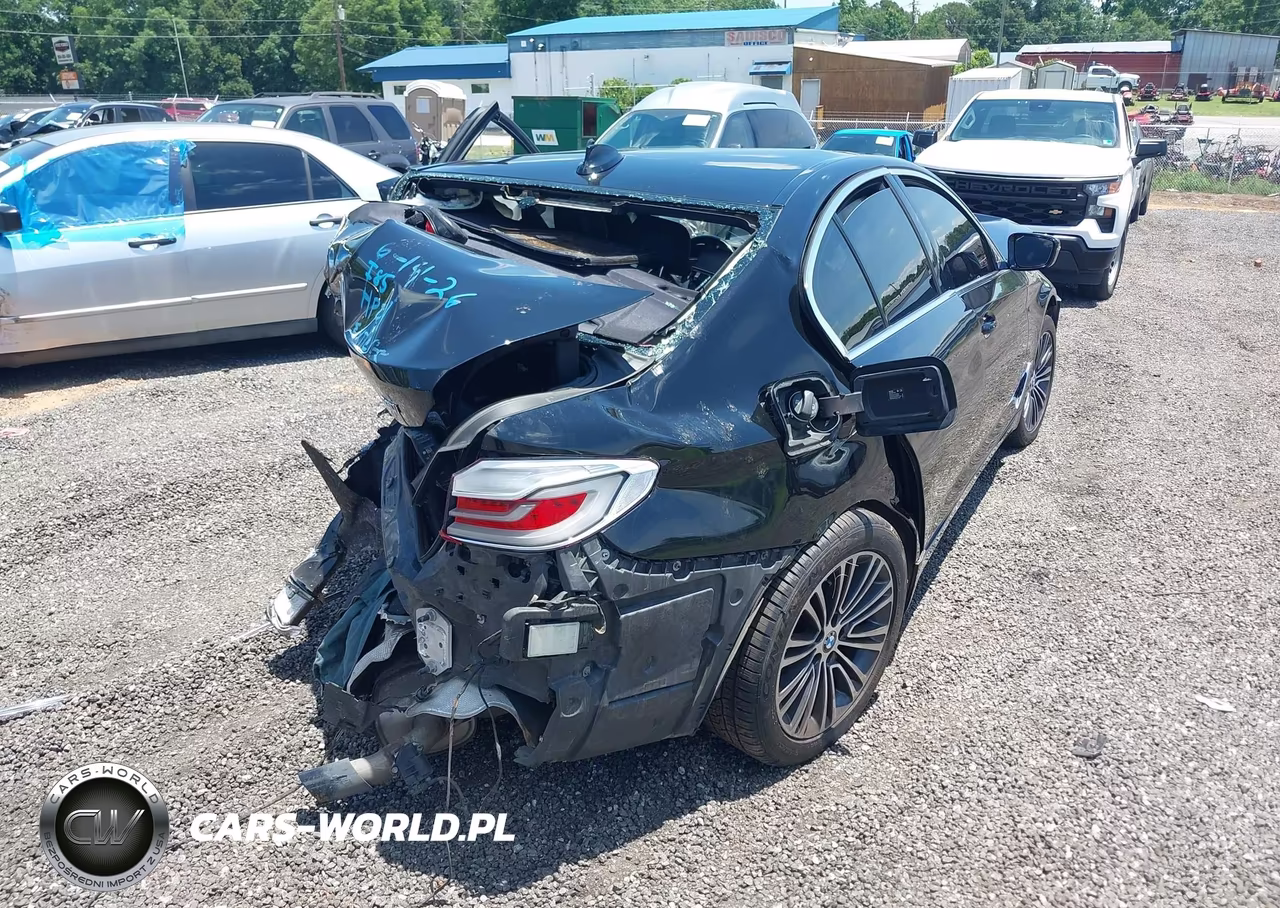 2019 BMW 530I VIN:WBAJA5C56KBX86283 - 4