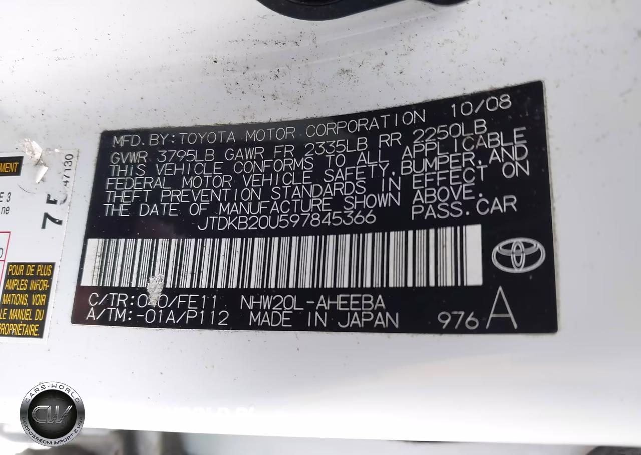 2009 Toyota Prius VIN:JTDKB20U597845366 - 9