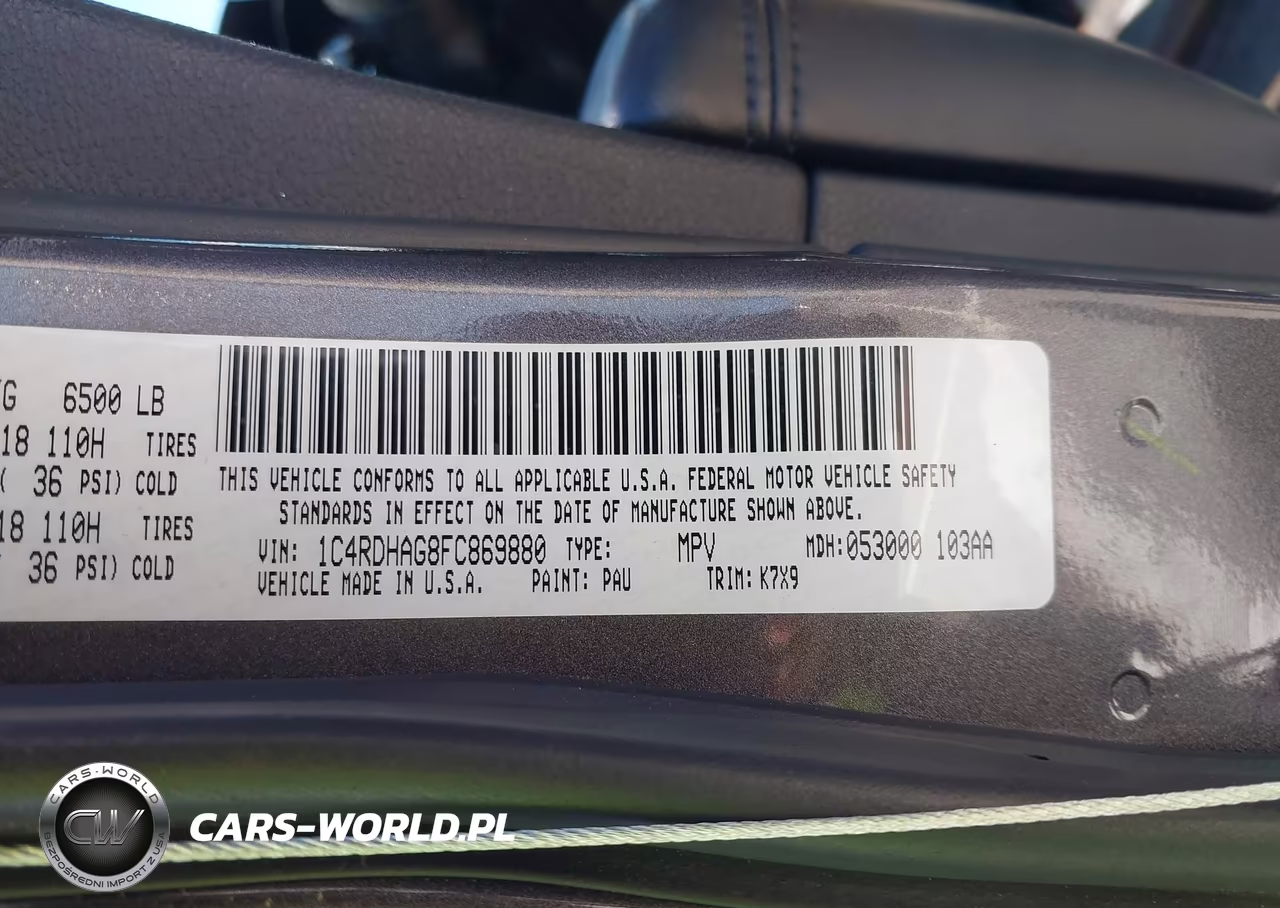 2015 Dodge Durango Sxt VIN:1C4RDHAG8FC869880 - 9