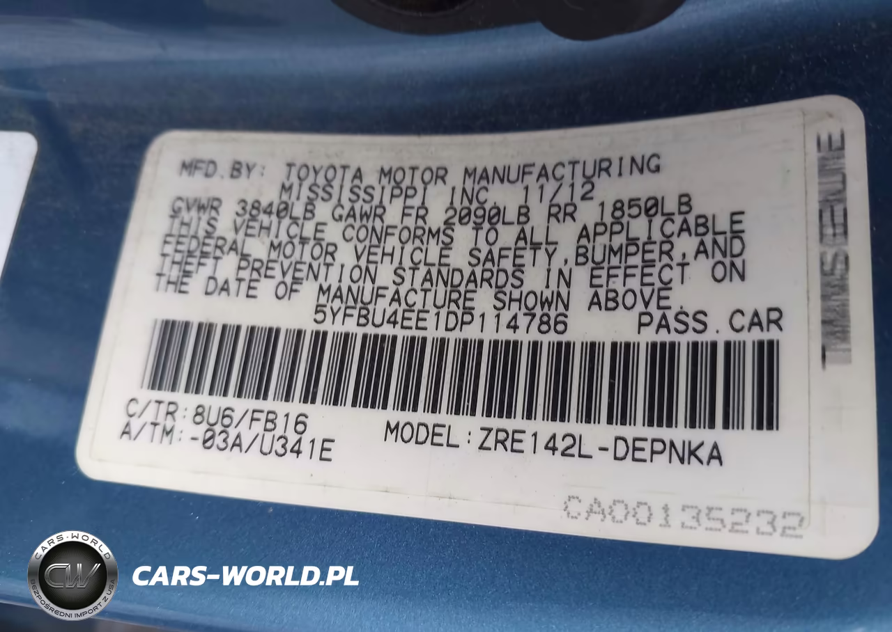2013 Toyota Corolla Le VIN:5YFBU4EE1DP114786 - 9