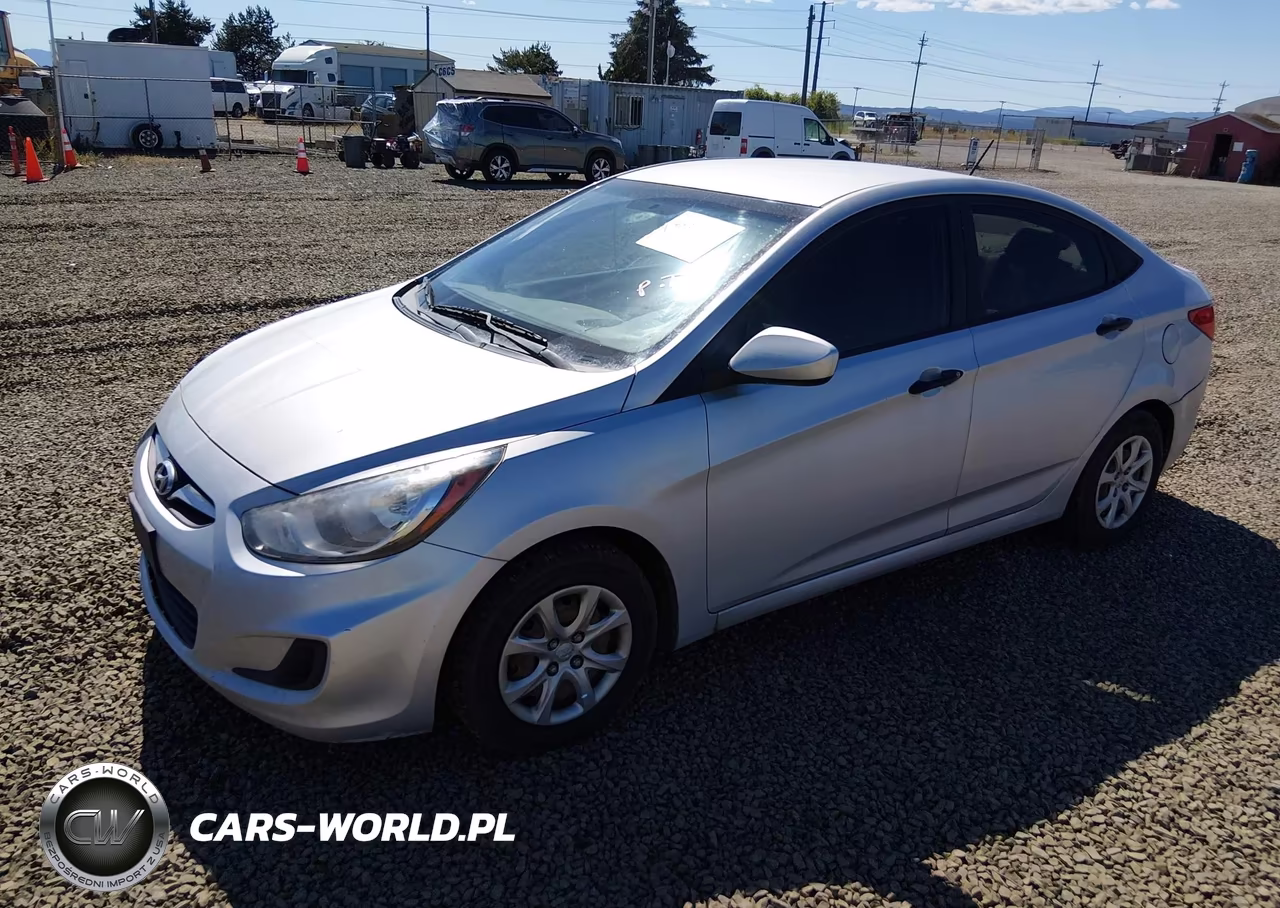 2012 Hyundai Accent Gls VIN:KMHCT4AE4CU083334 - 2