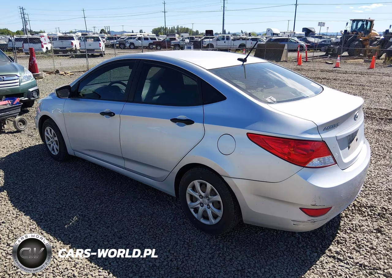 2012 Hyundai Accent Gls VIN:KMHCT4AE4CU083334 - 3