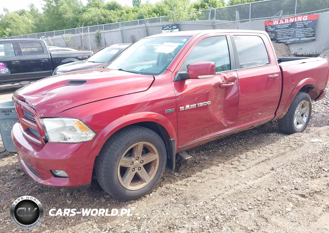 2012 Ram 1500 Sport VIN:1C6RD7MT1CS125324 - 2
