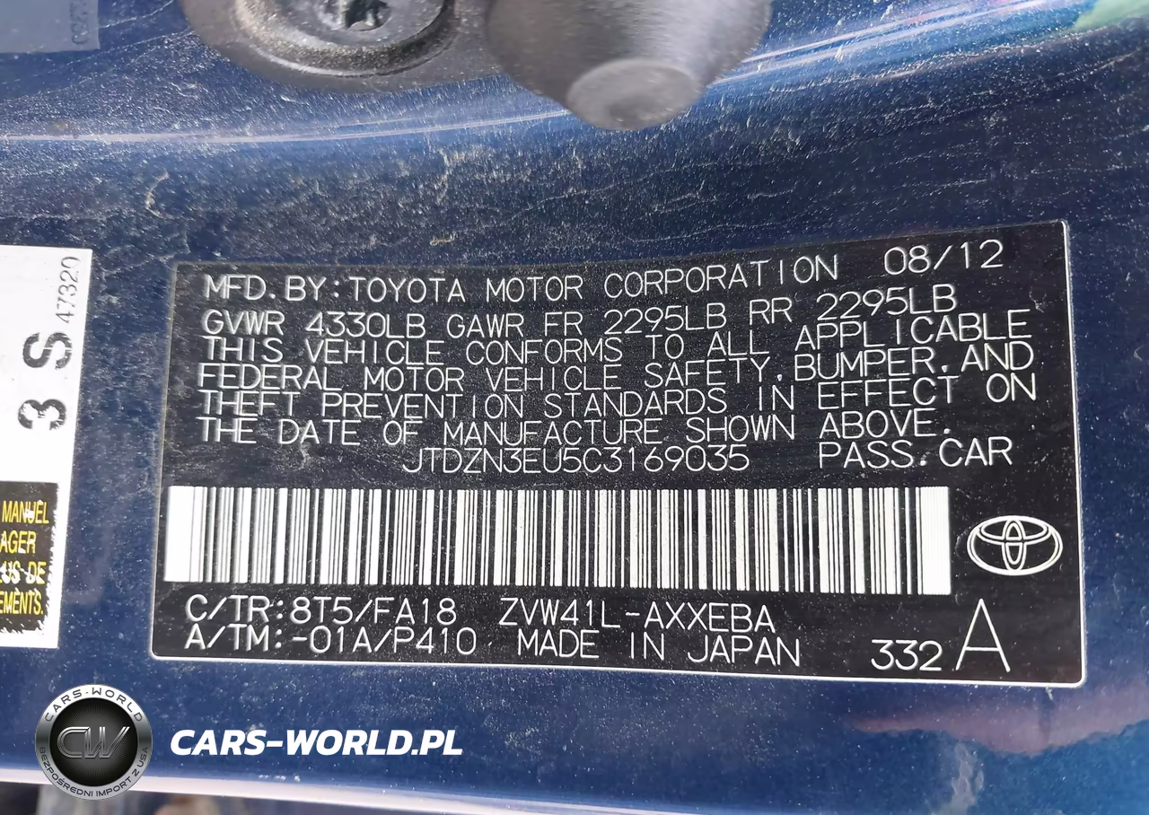 2012 Toyota Prius V Three VIN:JTDZN3EU5C3169035 - 9