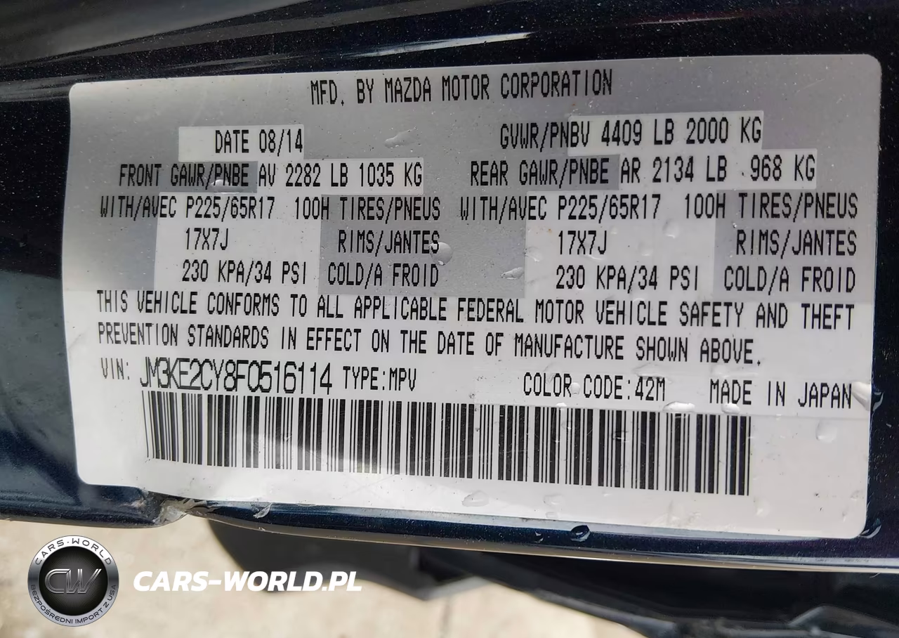 2015 Mazda Cx-5 Touring VIN:JM3KE2CY8F0516114 - 9