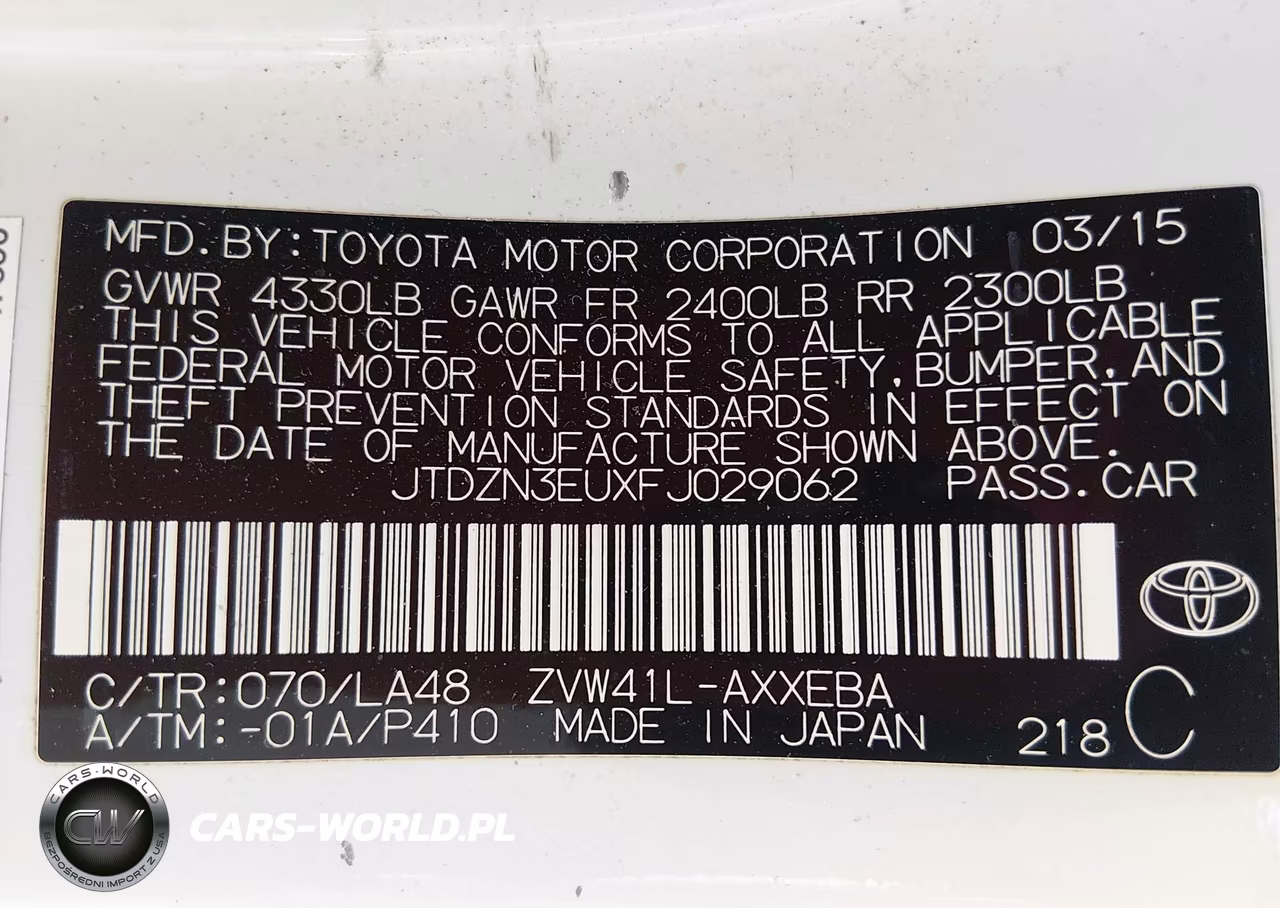 2015 Toyota Prius V Five VIN:JTDZN3EUXFJ029062 - 9
