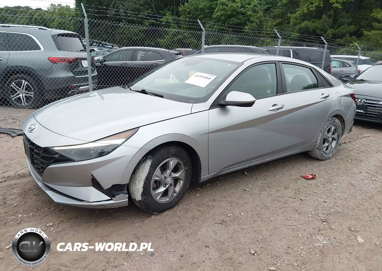 2021 Hyundai Elantra Se VIN:5NPLL4AG9MH047544 - 2