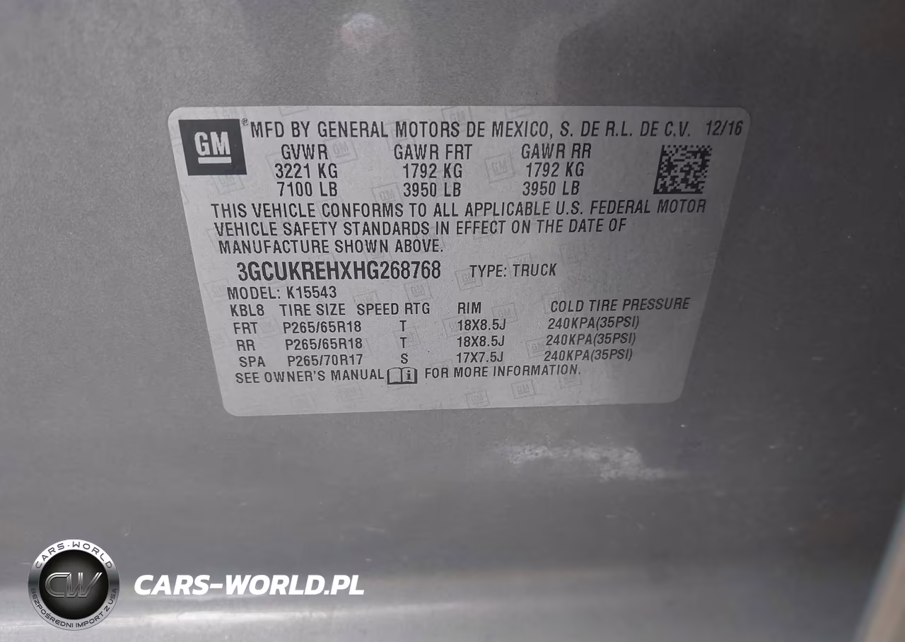 2017 Chevrolet Silverado 1500 1Lt VIN:3GCUKREHXHG268768 - 9