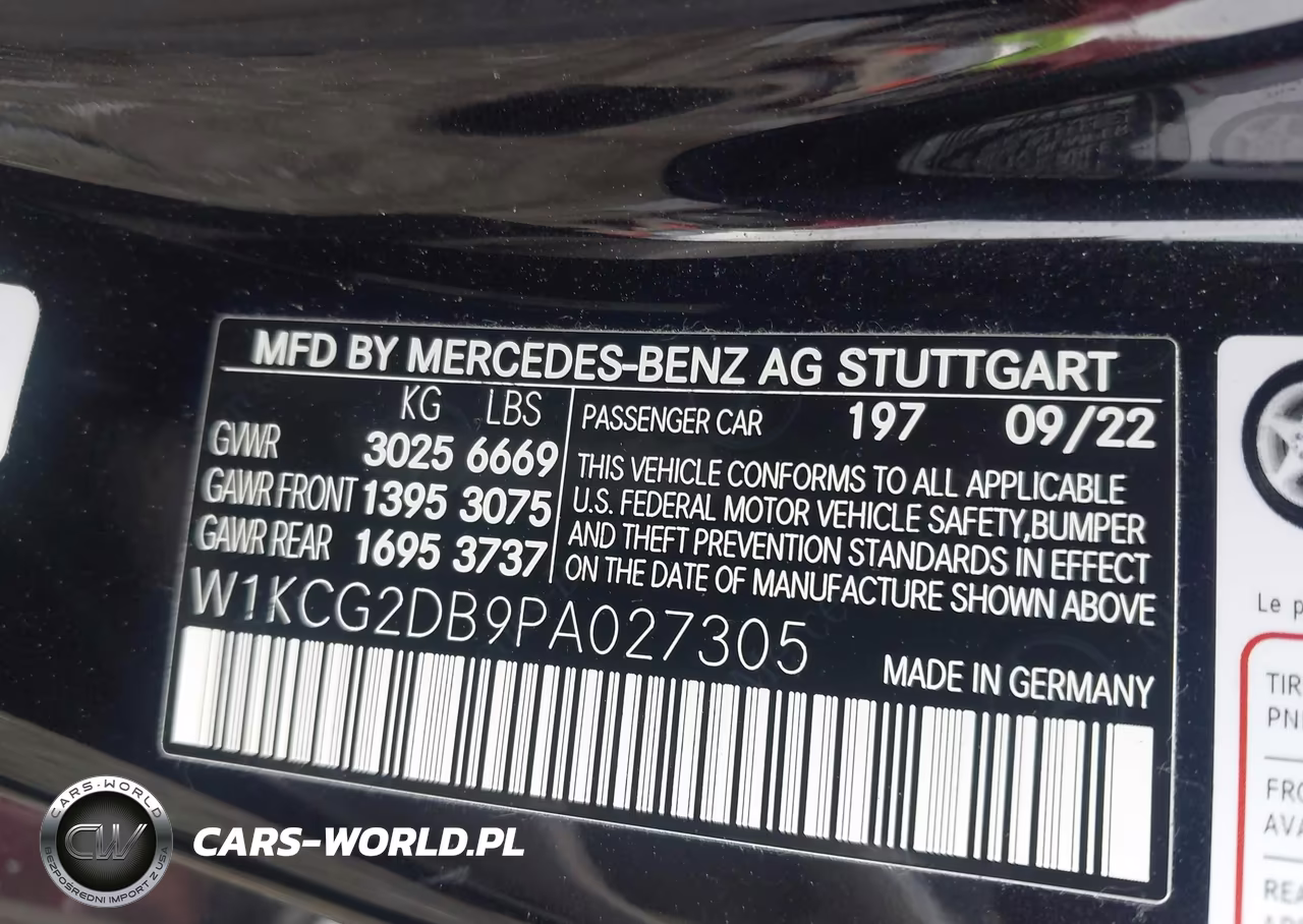 2023 Mercedes-Benz Eqs 450+ VIN:W1KCG2DB9PA027305 - 9