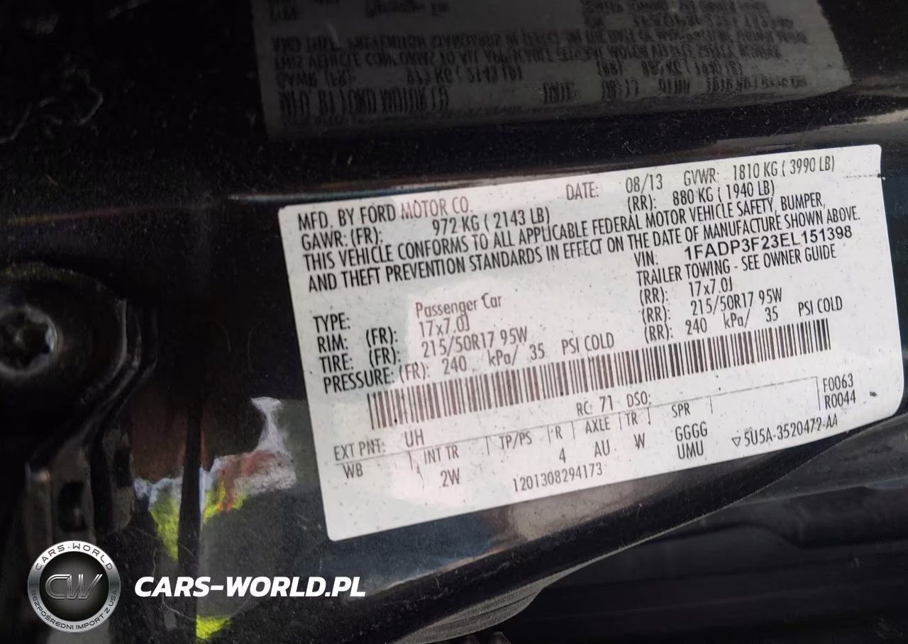 2014 Ford Focus Se VIN:1FADP3F23EL151398 - 9