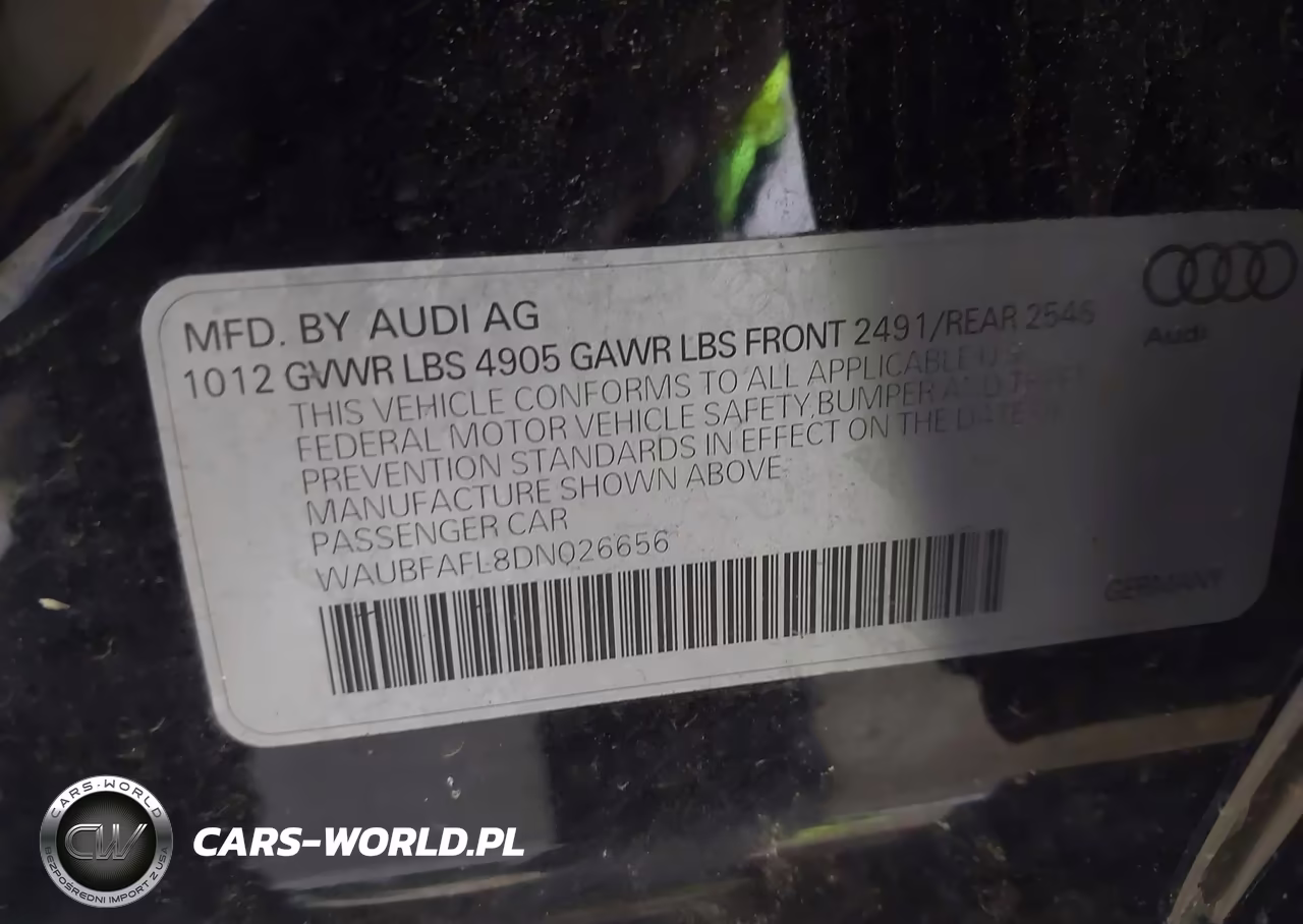 2013 Audi A4 2.0T Premium VIN:WAUBFAFL8DN026656 - 9