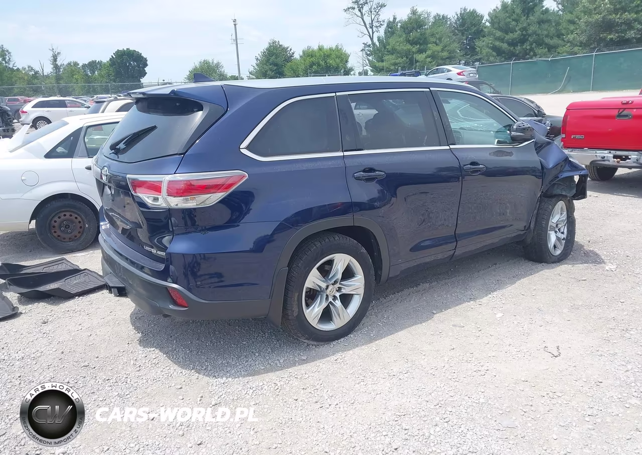 2015 Toyota Highlander Limited Platinum V6 VIN:5TDDKRFH5FS181339 - 4