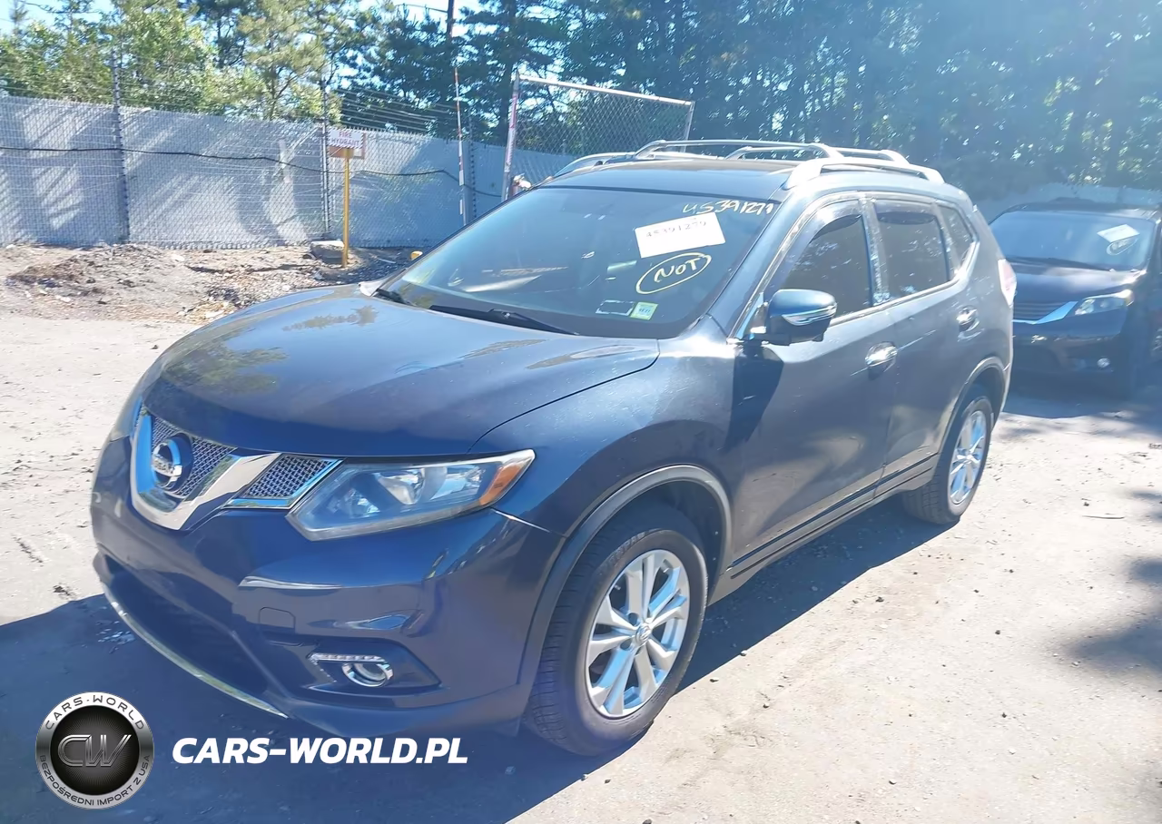 2015 Nissan Rogue S-Sl-Sv VIN:5N1AT2MT2FC888667 - 2