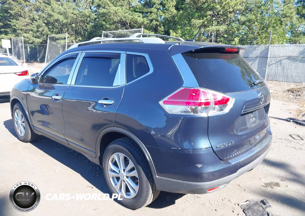 2015 Nissan Rogue S-Sl-Sv VIN:5N1AT2MT2FC888667 - 3