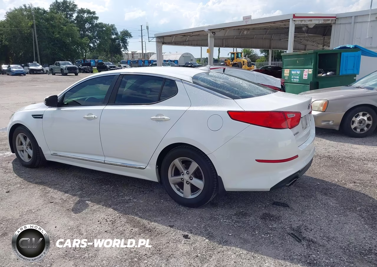 2014 Kia Optima Lx VIN:5XXGM4A75EG333676 - 3