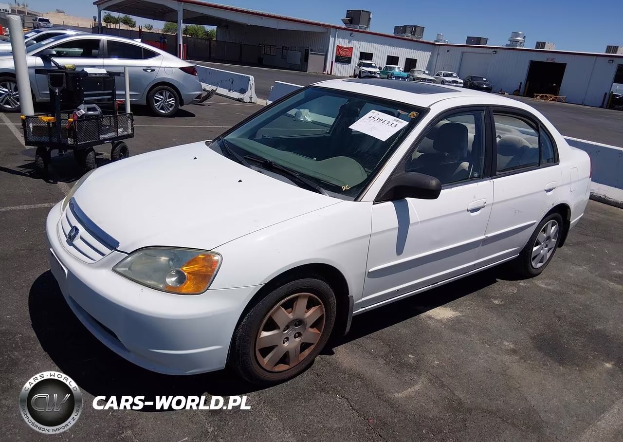 2002 Honda Civic Ex VIN:2HGES26812H574809 - 2
