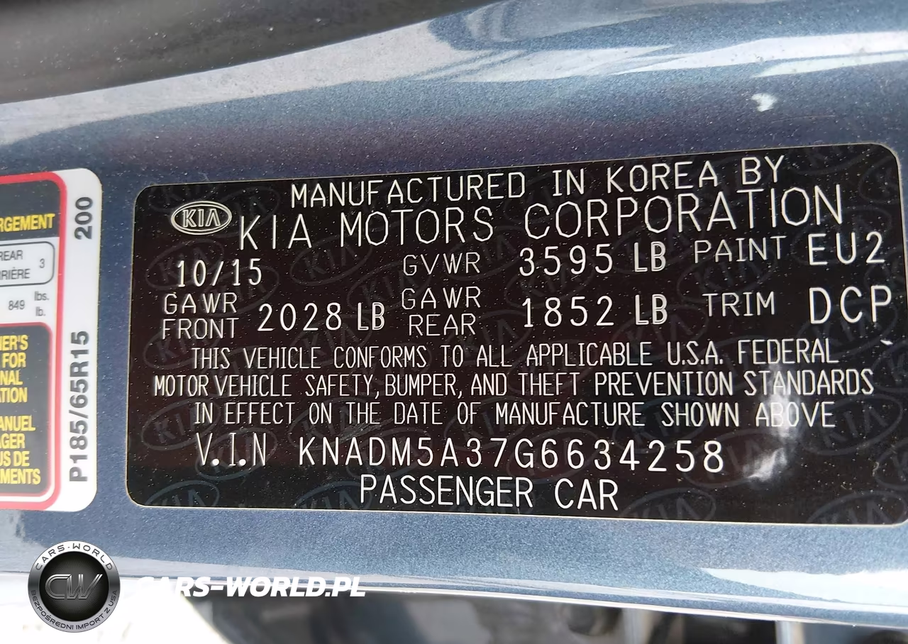 2016 Kia Rio Lx VIN:KNADM5A37G6634258 - 9