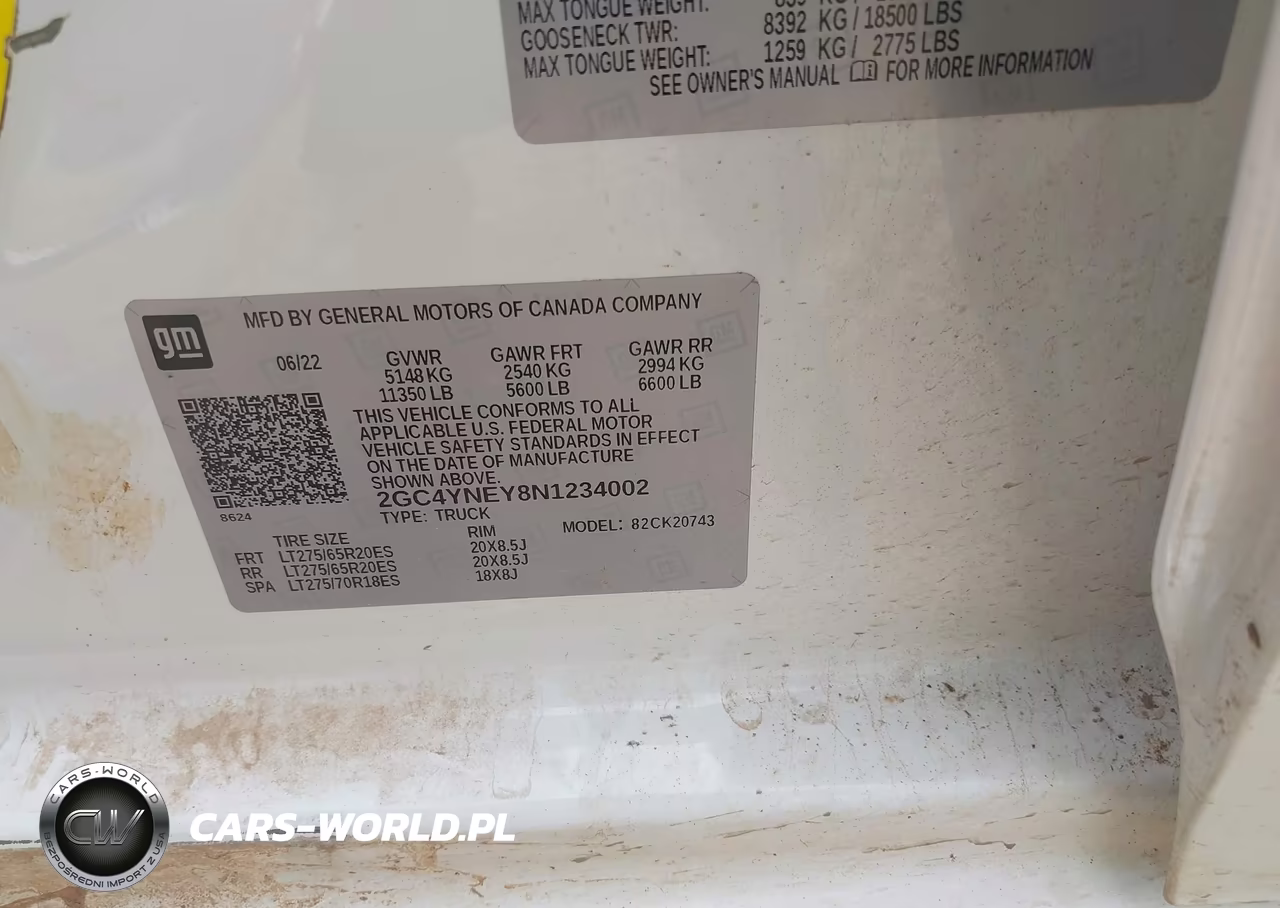 2022 Chevrolet Silverado 2500Hd 4Wd Standard Bed Lt VIN:2GC4YNEY8N1234002 - 9