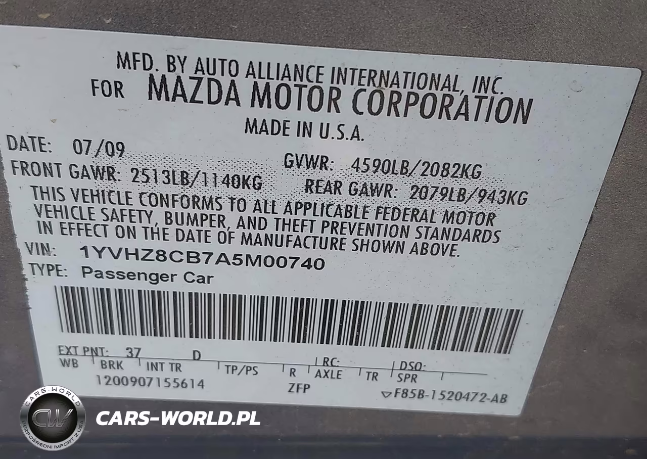 2010 Mazda Mazda6 S Grand Touring VIN:1YVHZ8CB7A5M00740 - 9