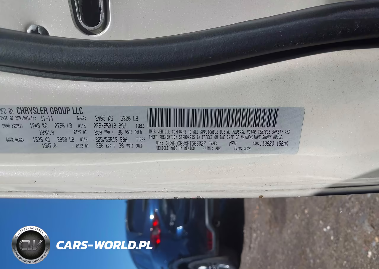 2015 Dodge Journey Crossroad VIN:3C4PDCGBXFT566027 - 9