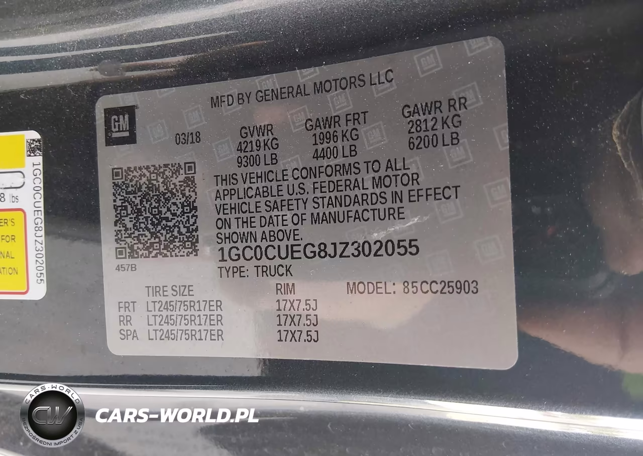 2018 Chevrolet Silverado 2500Hd Work Truck VIN:1GC0CUEG8JZ302055 - 9