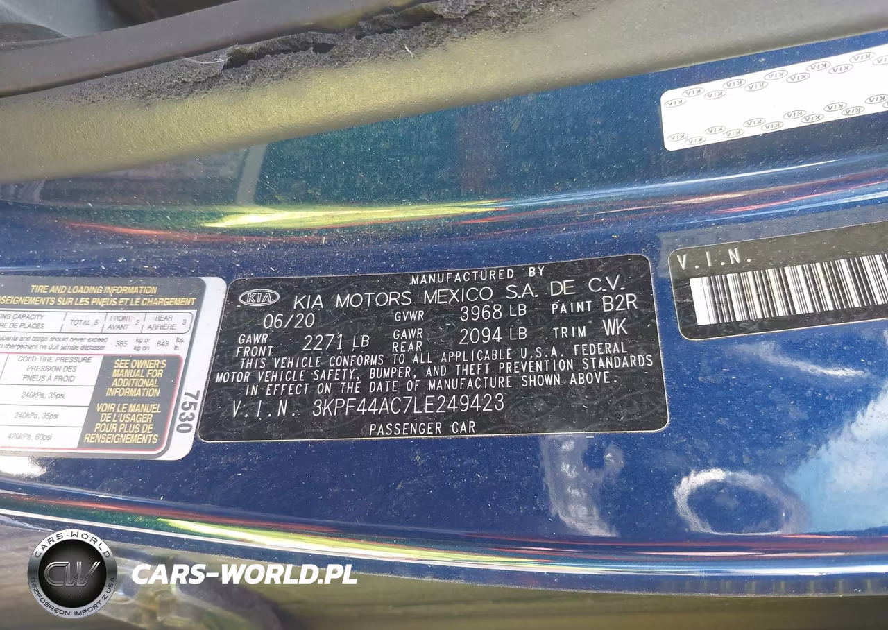 2020 Kia Forte Gt VIN:3KPF44AC7LE249423 - 9