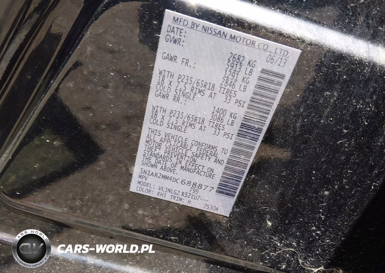 2013 Nissan Pathfinder Sl VIN:5N1AR2MM4DC688877 - 9
