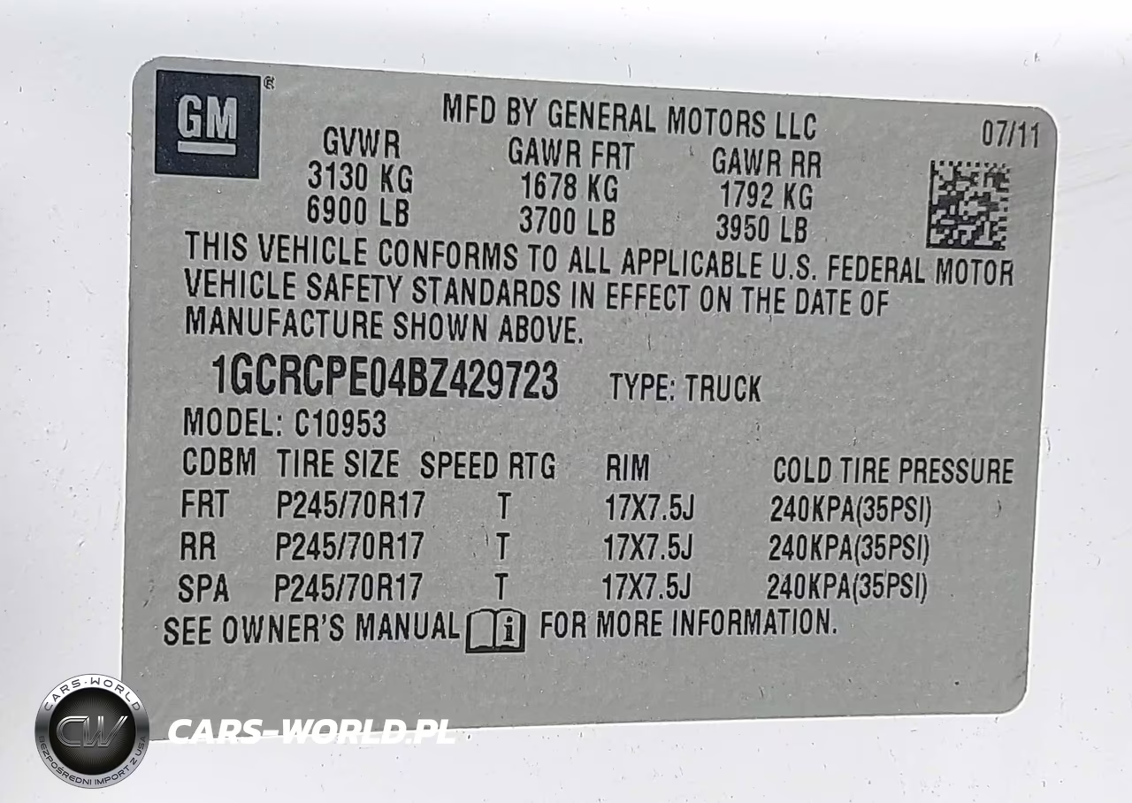 2011 Chevrolet Silverado 1500 Work Truck VIN:1GCRCPE04BZ429723 - 9