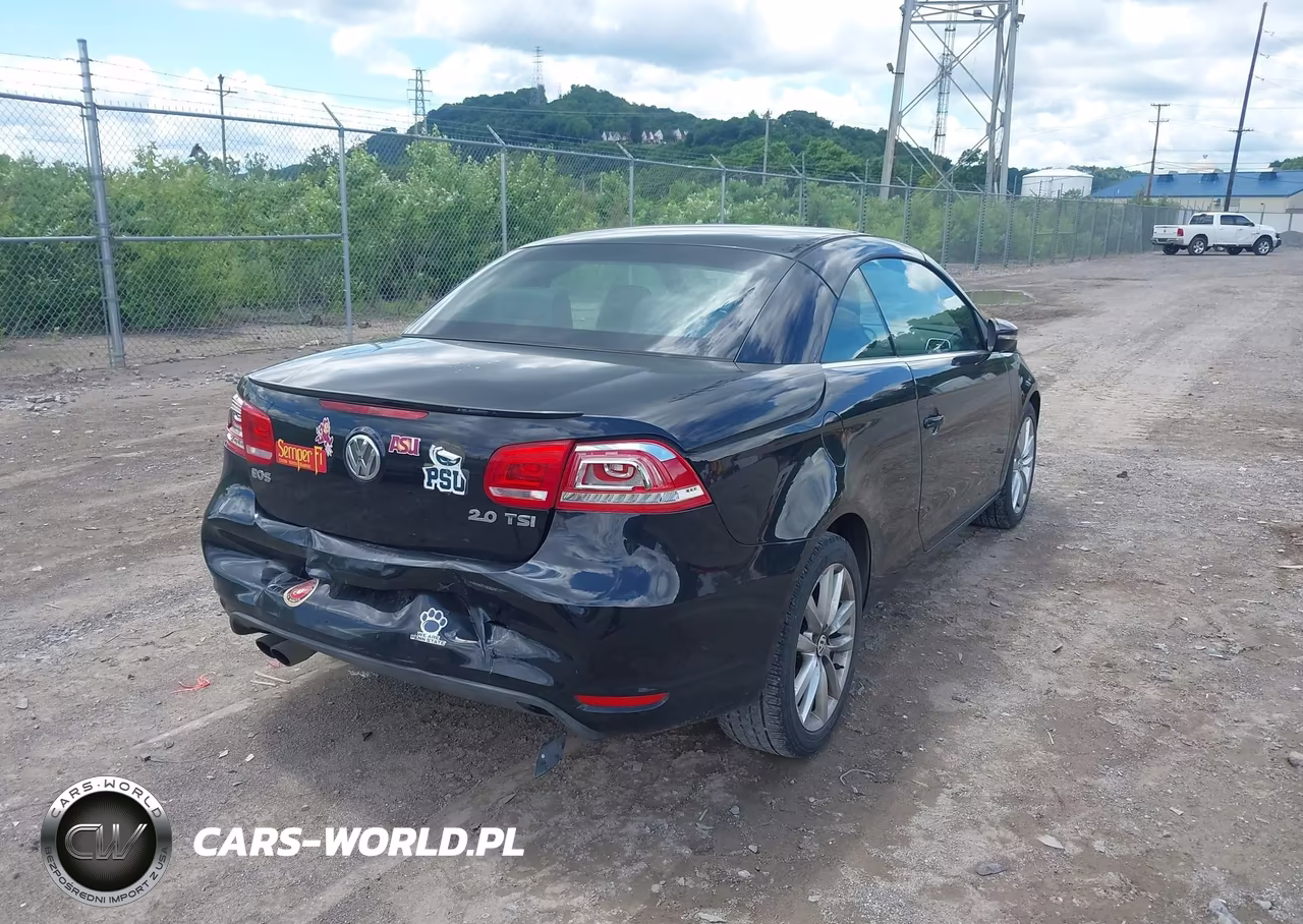2013 Volkswagen Eos Komfort VIN:WVWBW8AH3DV003929 - 4