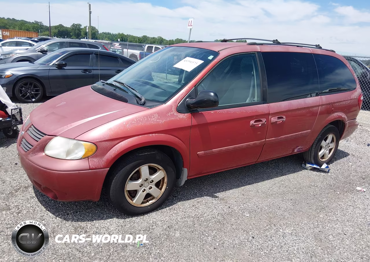 2005 Dodge Caravan Sxt VIN:2D4GP44L85R558832 - 2